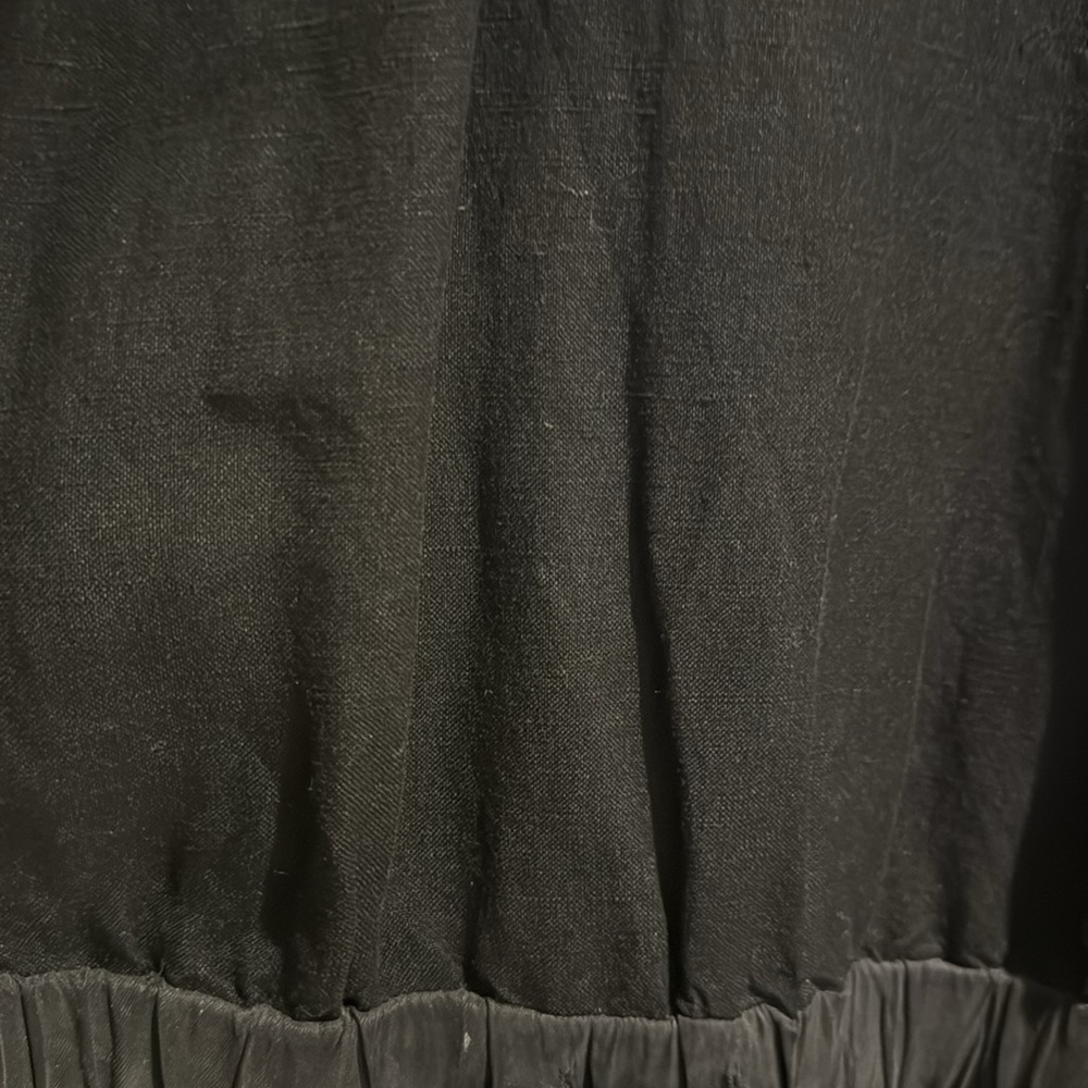 Yfb Linen Blend Jumpsuit Open Back Size S - image 3